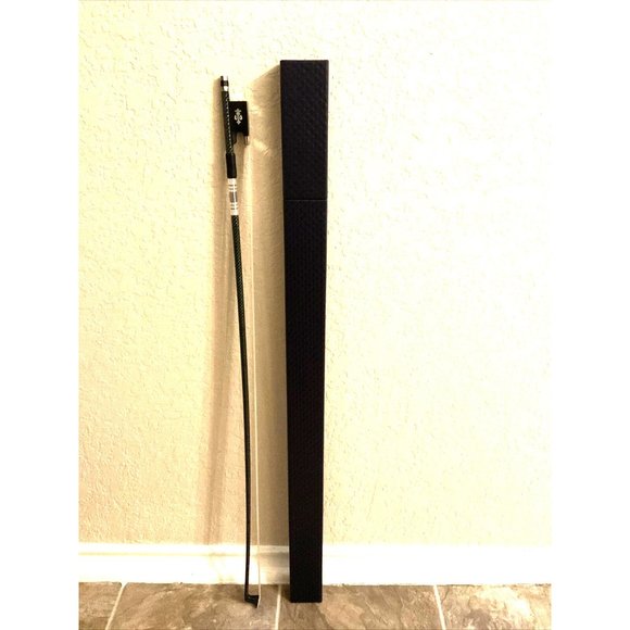 Carbon Fiber Professional Violin Bow 4/4 Green Braided With hard Case - Picture 1 of 10